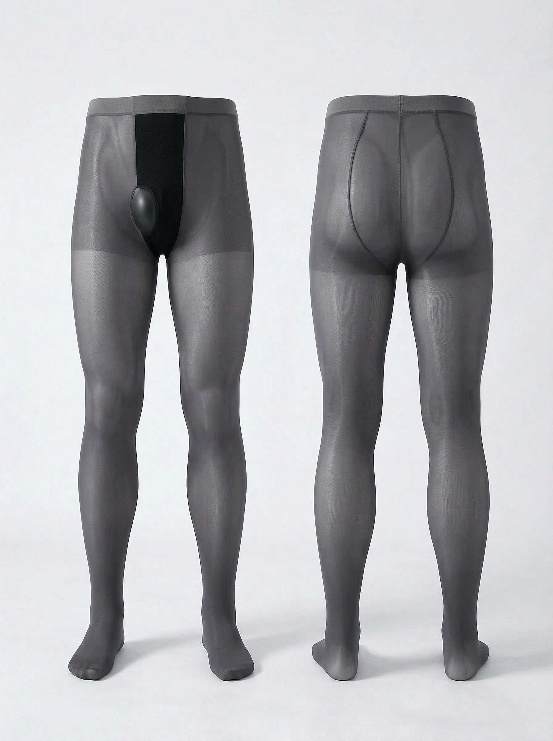 Gray tights on mannequins