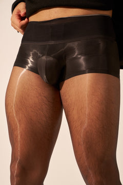Men’s 3D Seamless Sheer Tight | Full Pouch, Open Sheath & Crotchless