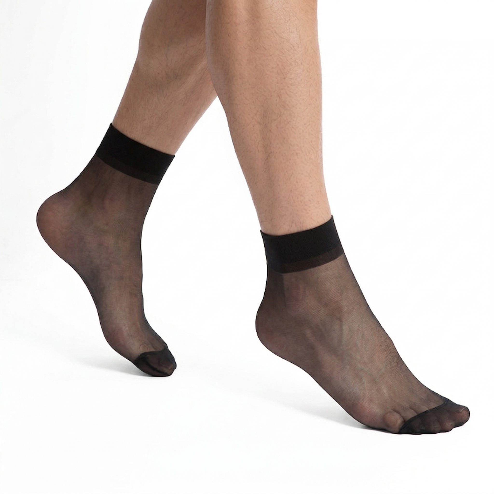 Sheer Ankle Socks (5-pack)